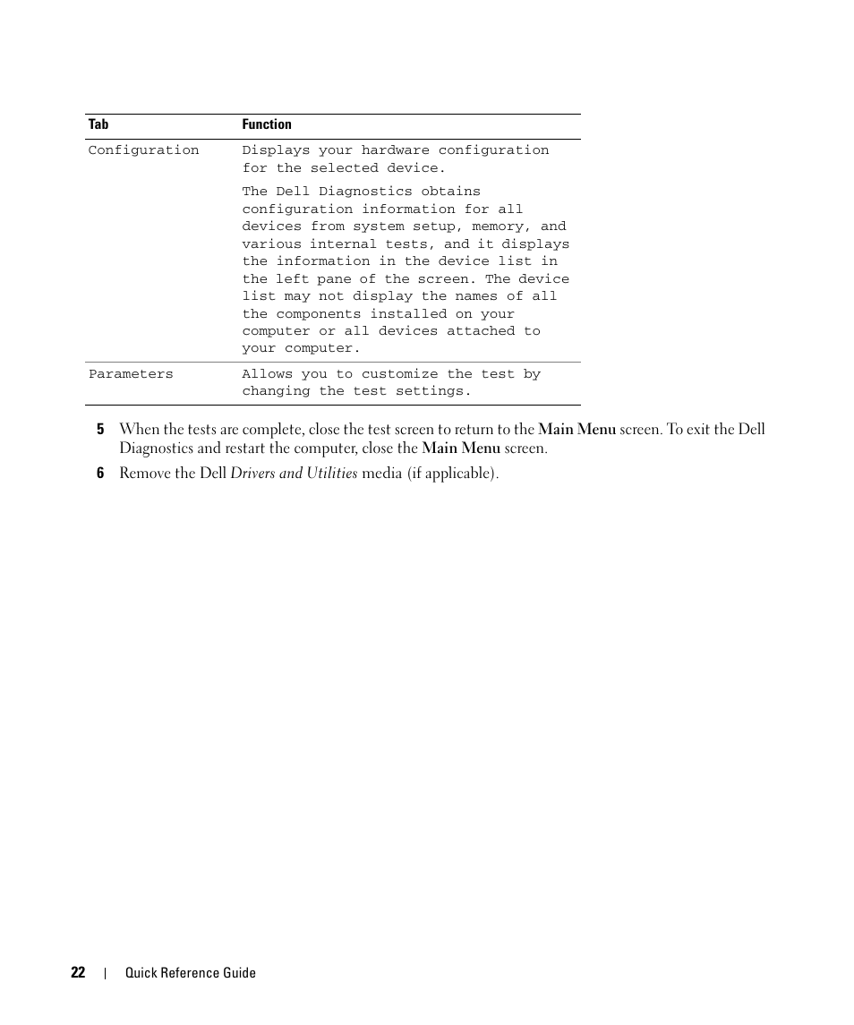 Dell Latitude D630 ATG (Mid 2007) User Manual | Page 22 / 98