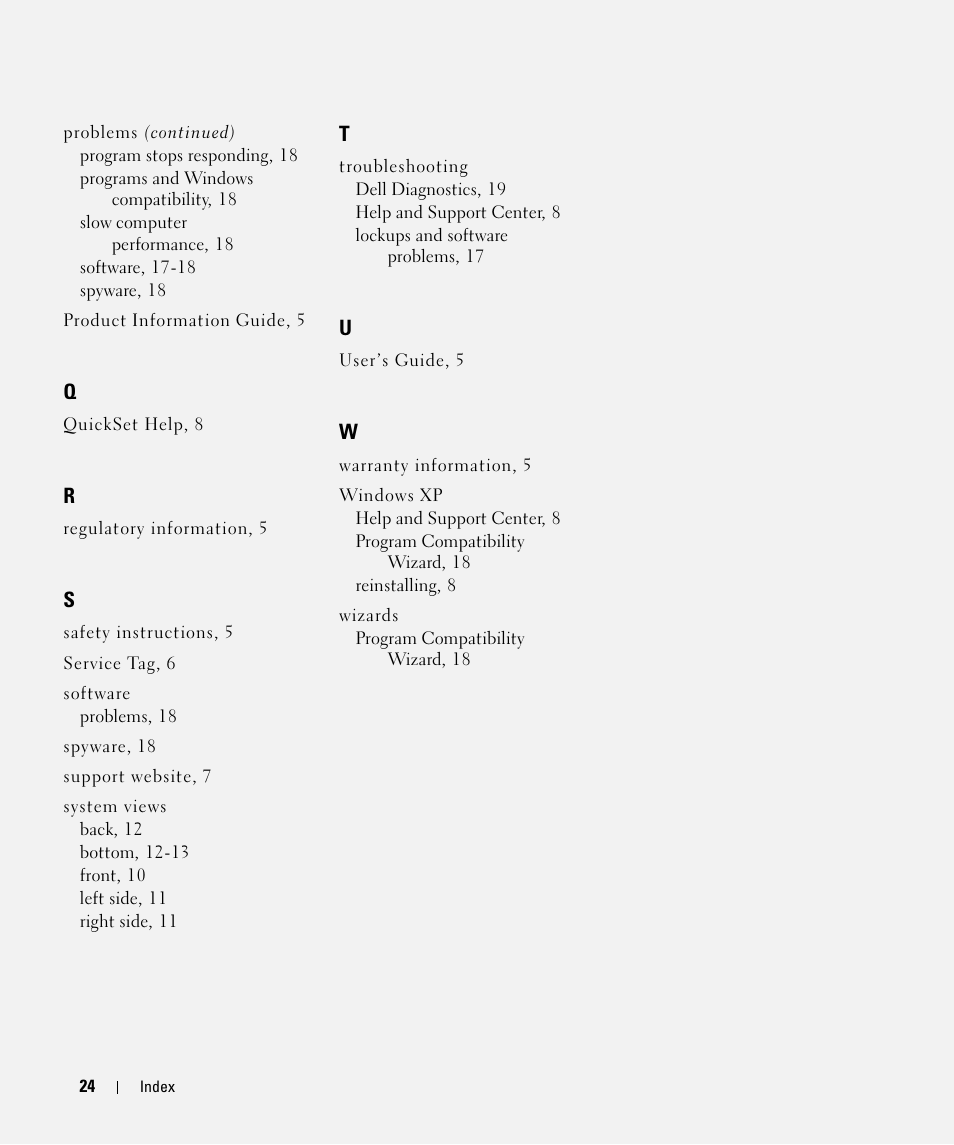 Dell Latitude D630 ATG (Mid 2007) User Manual | Page 24 / 98