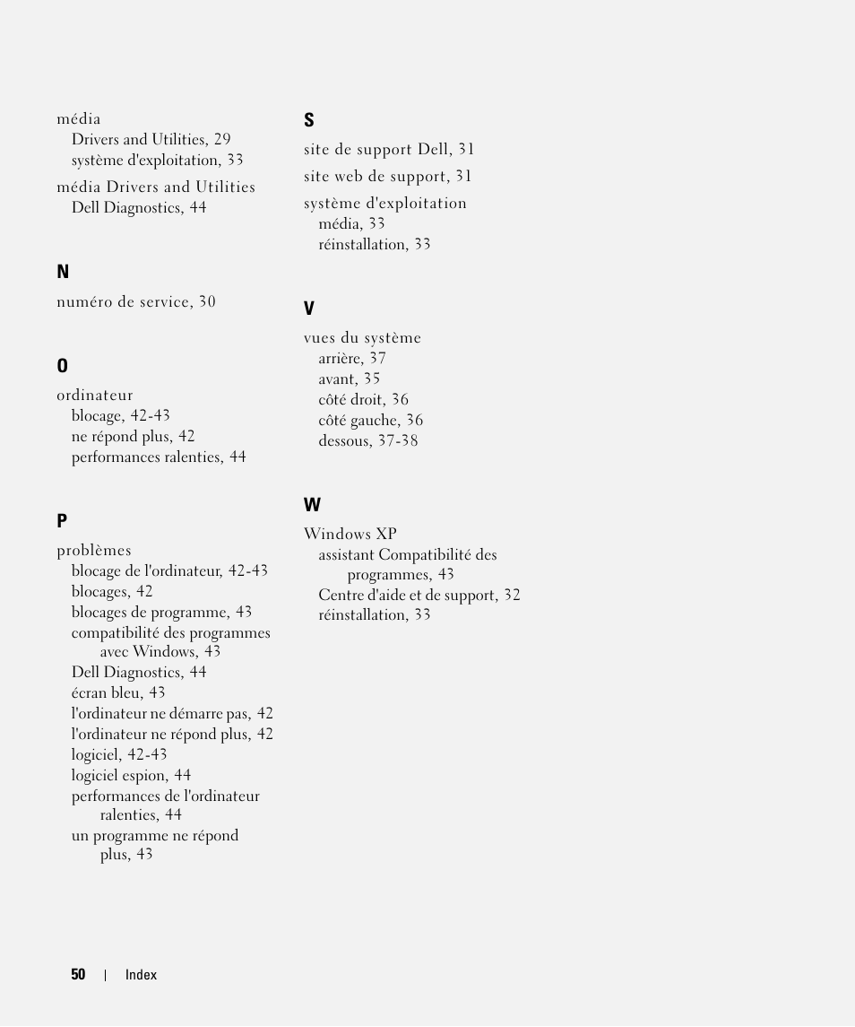 Dell Latitude D630 ATG (Mid 2007) User Manual | Page 50 / 98