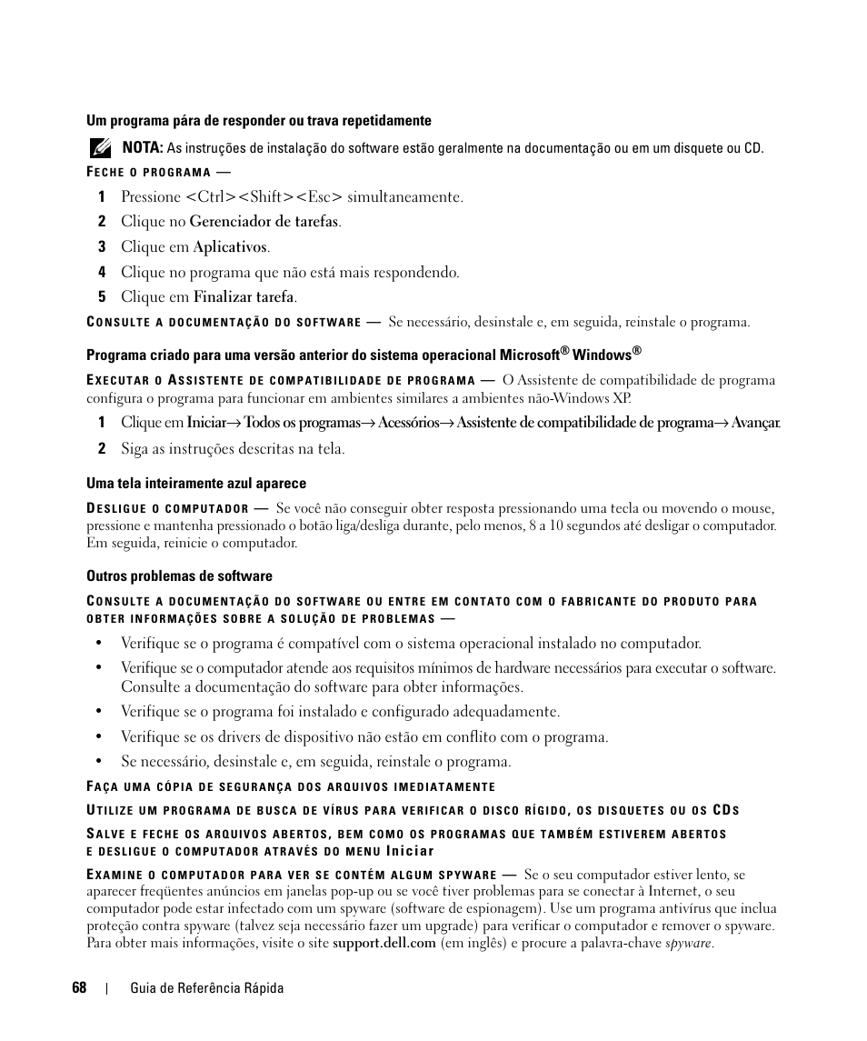 Dell Latitude D630 ATG (Mid 2007) User Manual | Page 68 / 98
