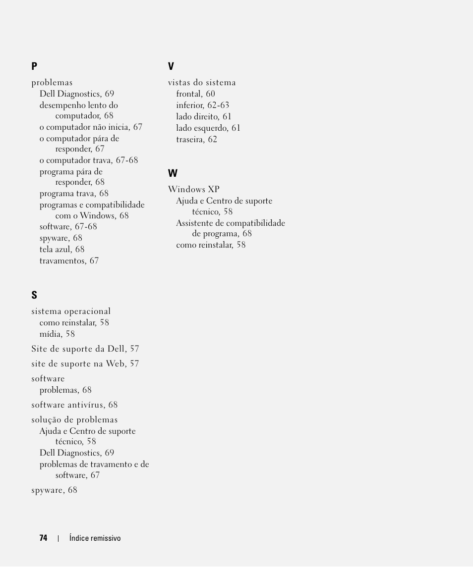 Dell Latitude D630 ATG (Mid 2007) User Manual | Page 74 / 98