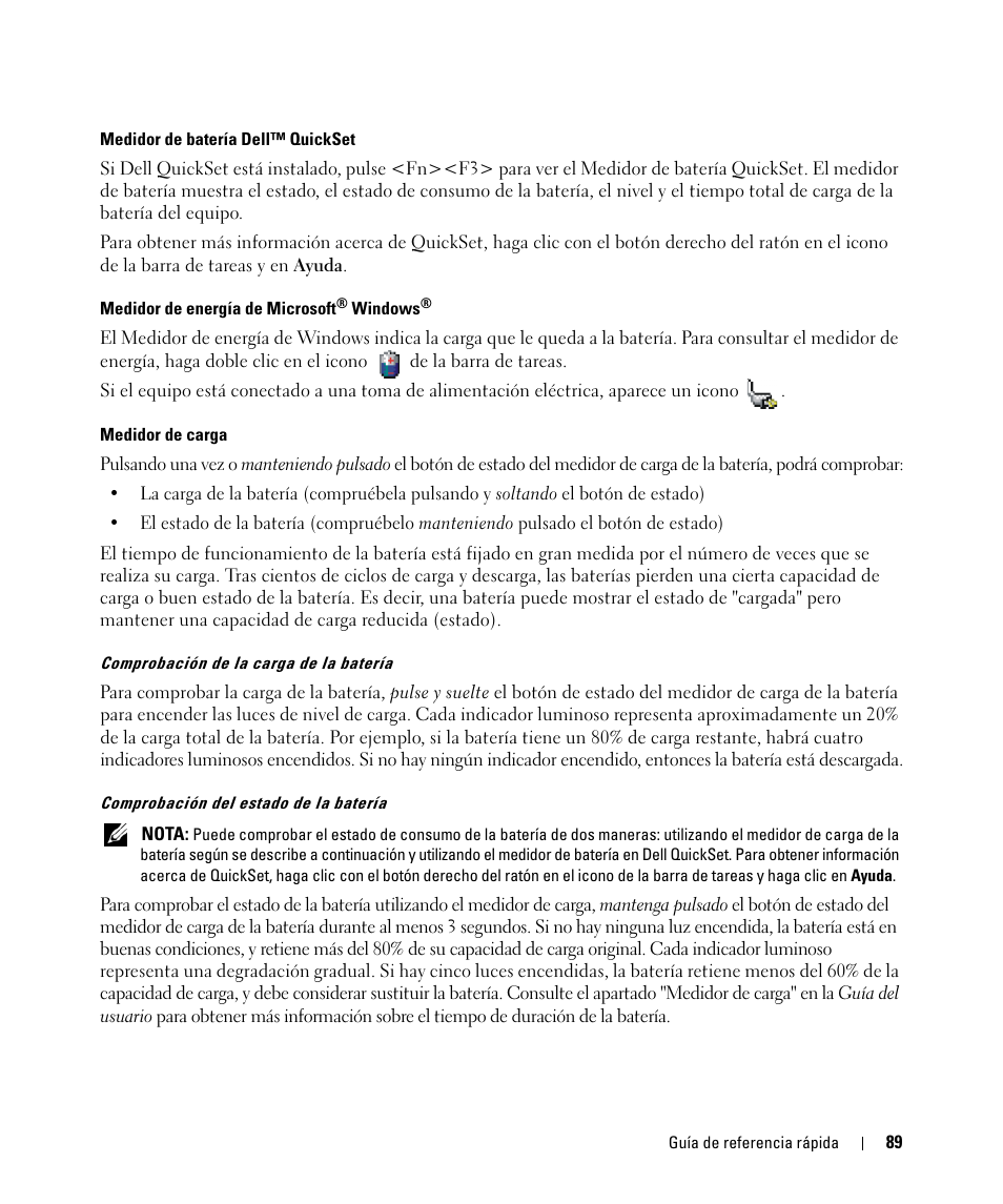 Dell Latitude D630 ATG (Mid 2007) User Manual | Page 89 / 98