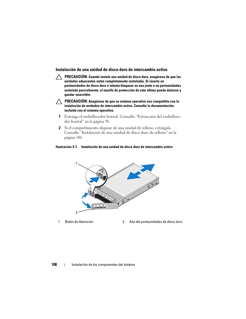 A la ilustración 3-7 | Dell PowerEdge T710 User Manual | Page 108 / 238