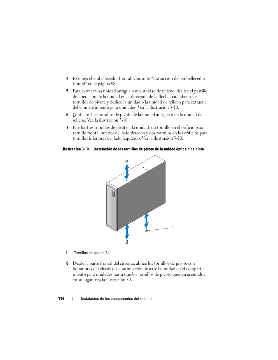 A la ilustración 3-10 | Dell PowerEdge T710 User Manual | Page 114 / 238