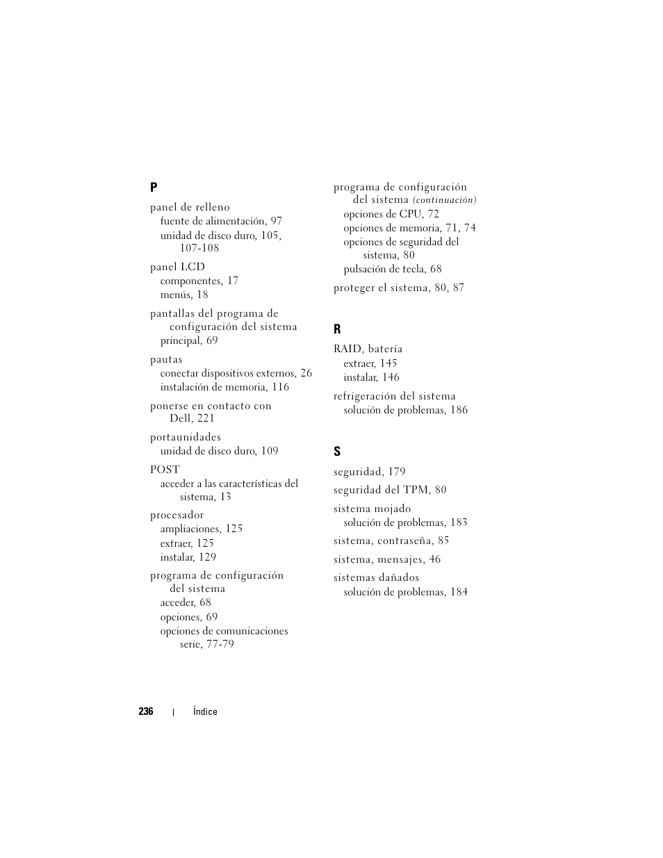 Dell PowerEdge T710 User Manual | Page 236 / 238