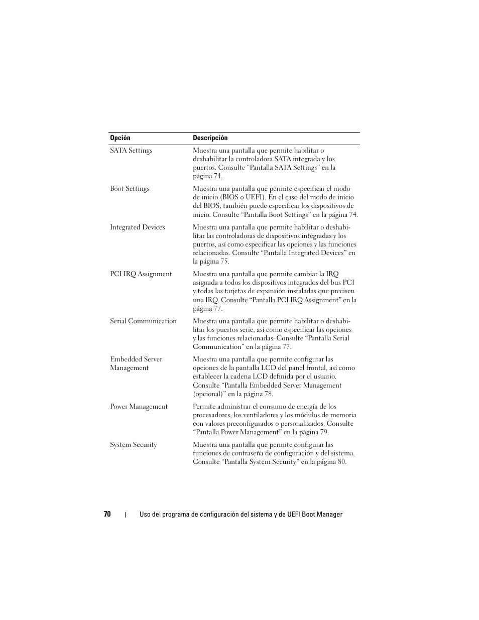 Dell PowerEdge T710 User Manual | Page 70 / 238