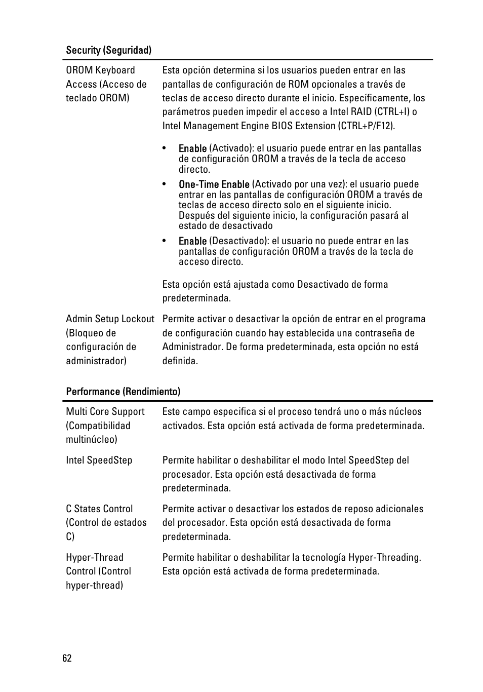 Dell OptiPlex 390 (Mid 2011) User Manual | Page 62 / 98