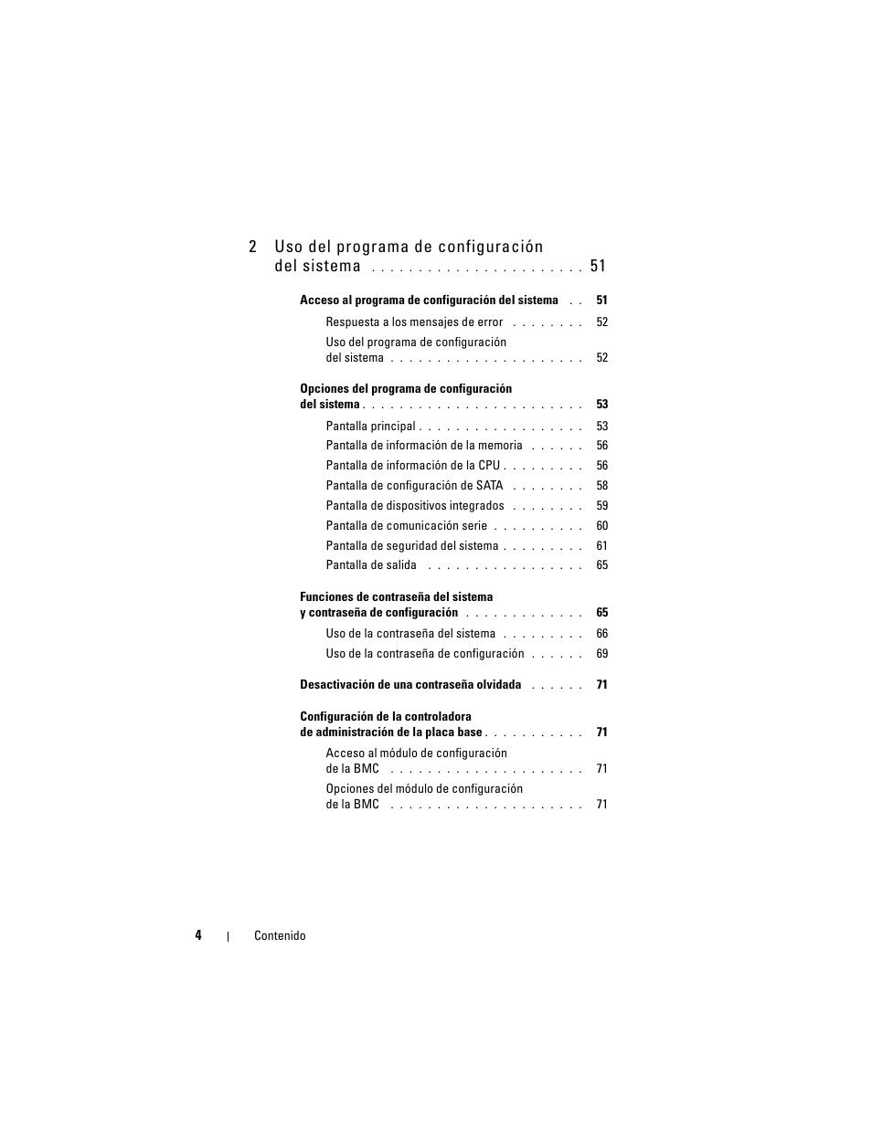 2uso del programa de configuración del sistema | Dell POWEREDGE 300 User Manual | Page 4 / 210
