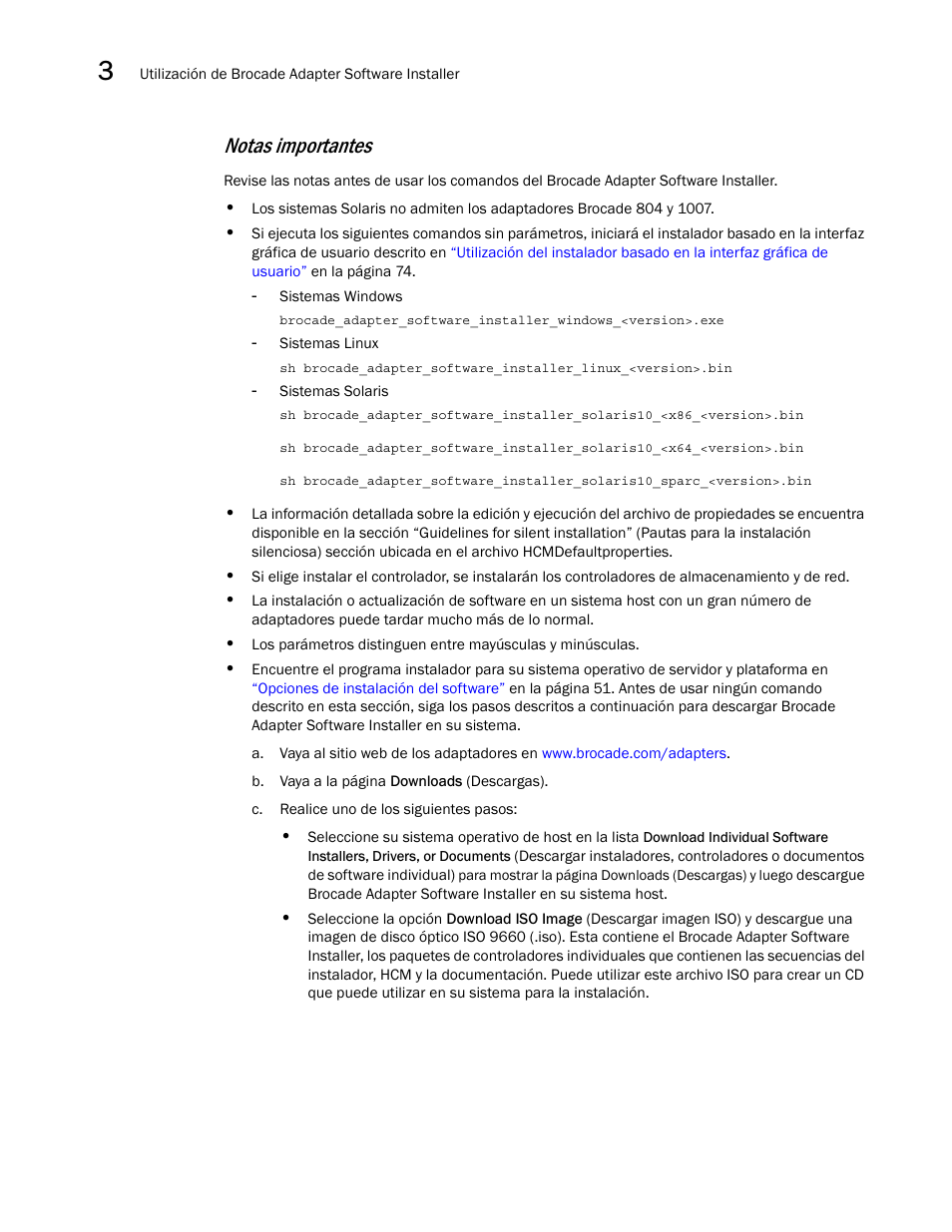 Notas importantes | Dell Brocade Adapters User Manual | Page 116 / 294
