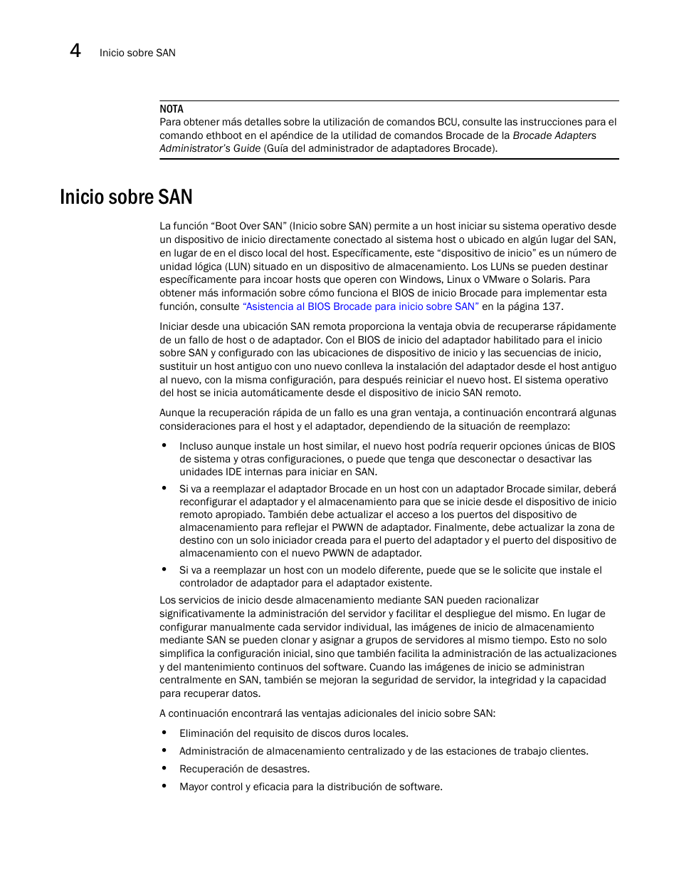 Inicio sobre san | Dell Brocade Adapters User Manual | Page 168 / 294