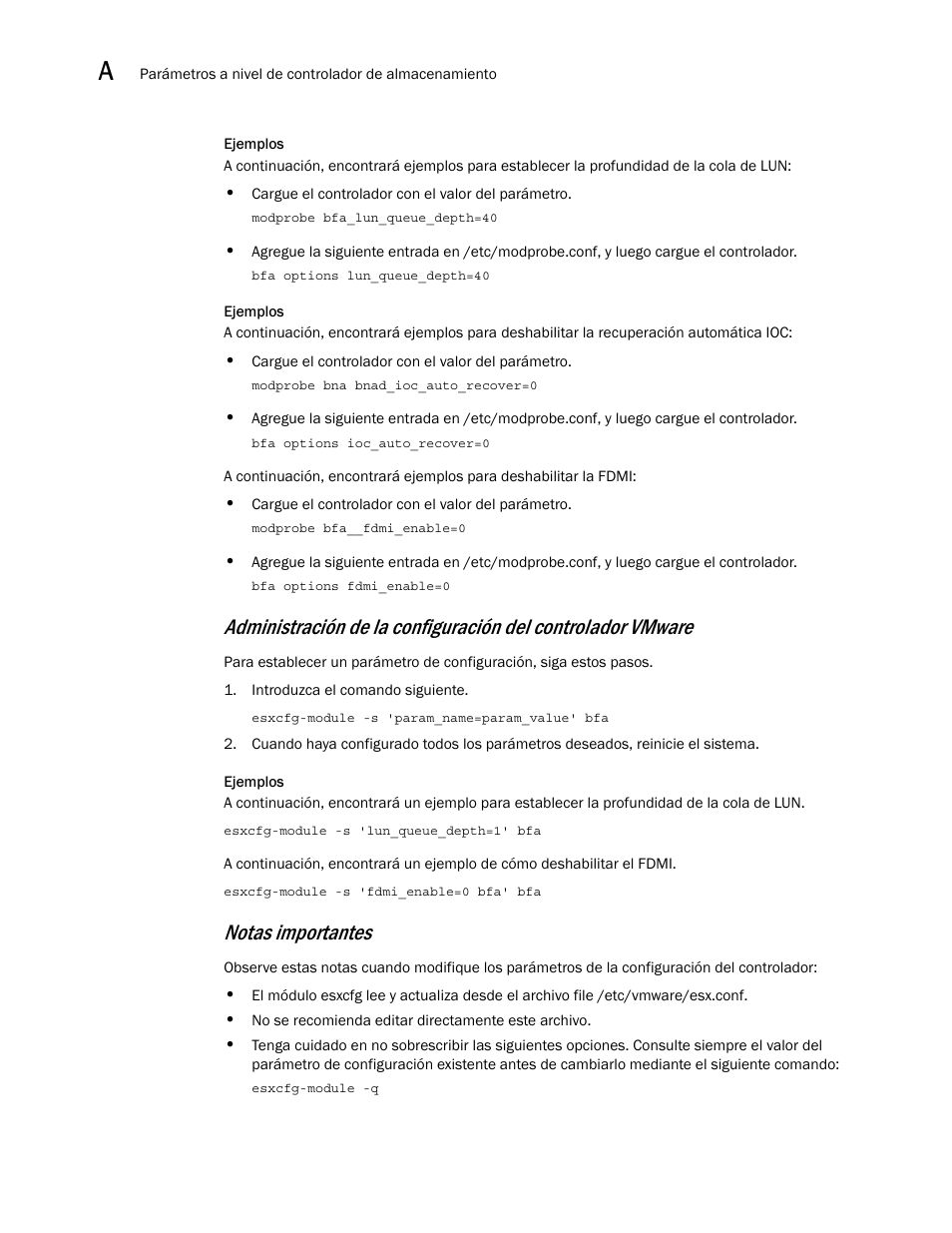 Notas importantes | Dell Brocade Adapters User Manual | Page 254 / 294