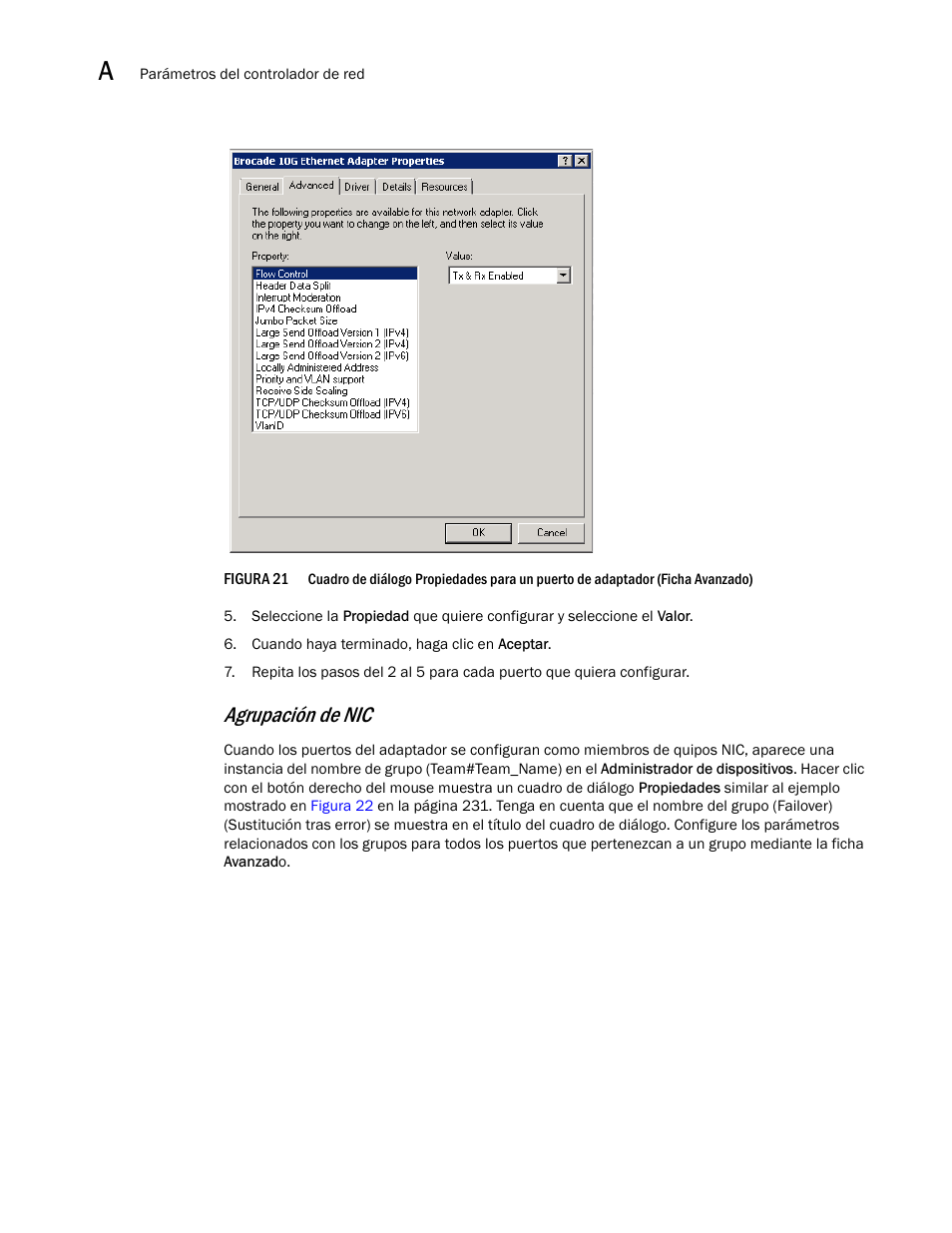 Agrupación de nic | Dell Brocade Adapters User Manual | Page 262 / 294