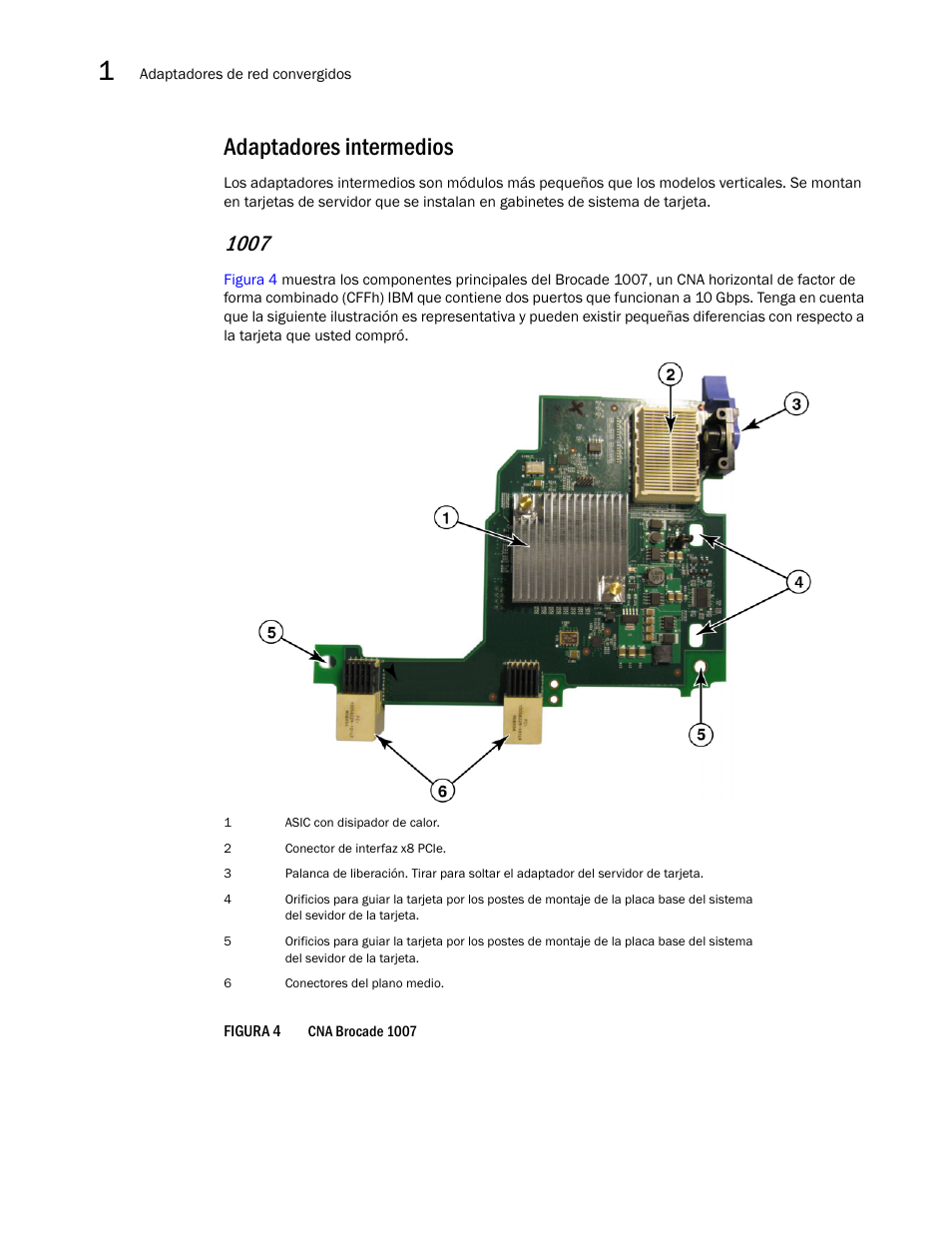 Adaptadores intermedios | Dell Brocade Adapters User Manual | Page 38 / 294
