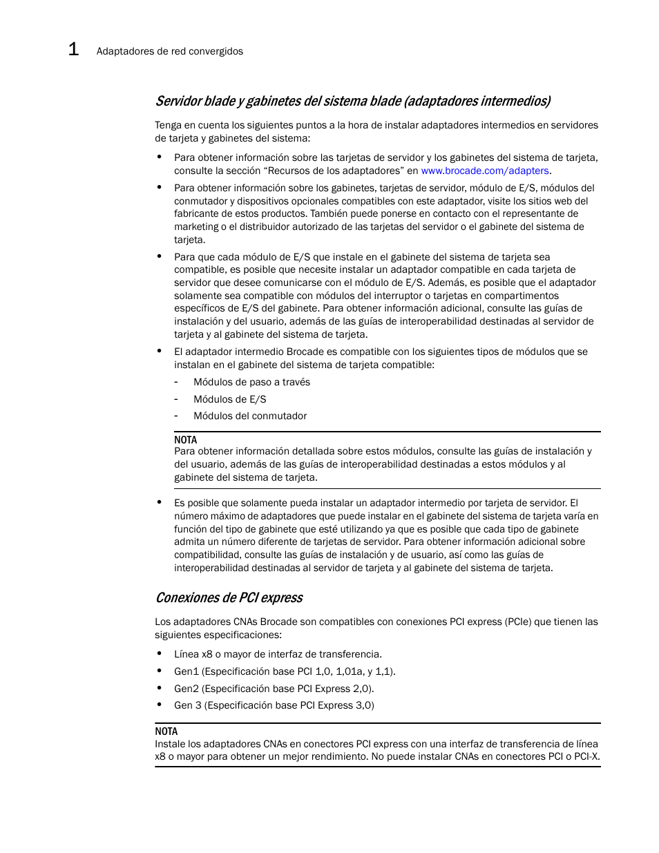 Conexiones de pci express | Dell Brocade Adapters User Manual | Page 42 / 294