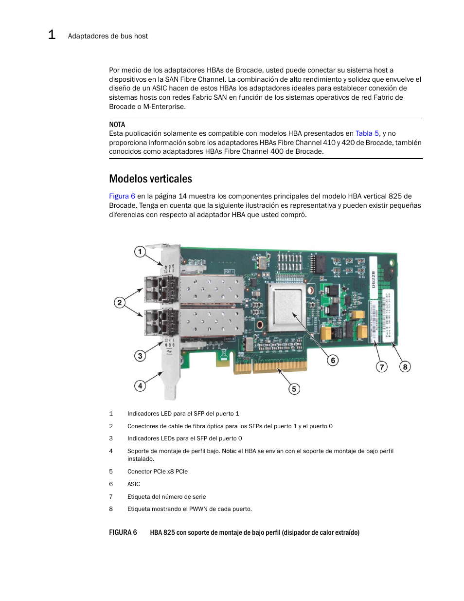 Modelos verticales | Dell Brocade Adapters User Manual | Page 44 / 294