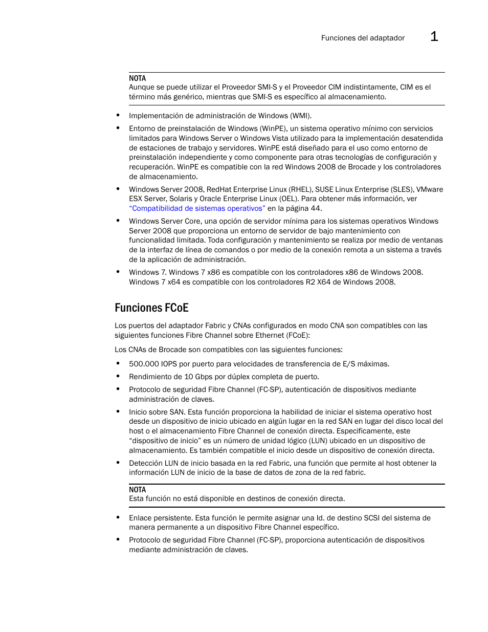 Funciones fcoe | Dell Brocade Adapters User Manual | Page 51 / 294