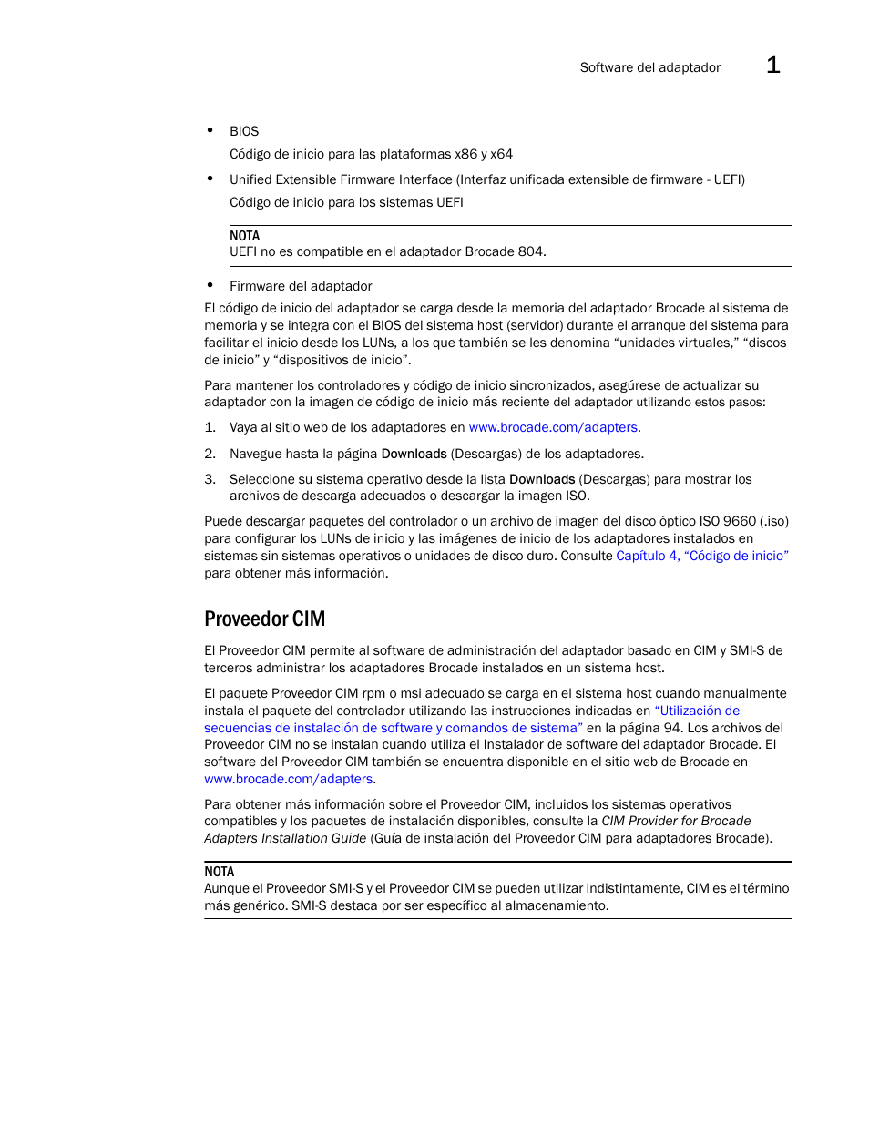 Proveedor cim | Dell Brocade Adapters User Manual | Page 77 / 294