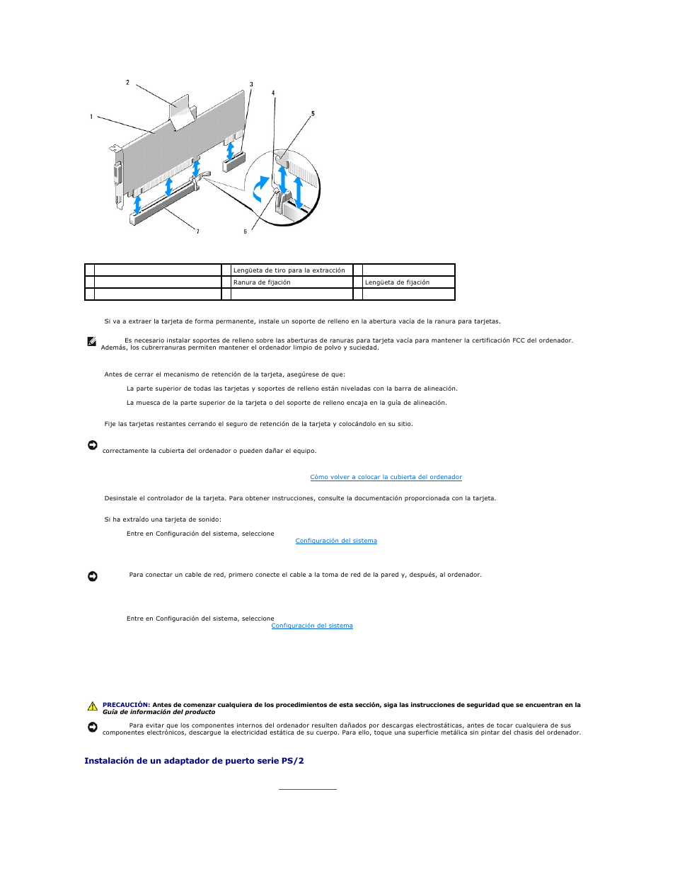 Adaptadores de puerto serie ps/2 | Dell OptiPlex 740 User Manual | Page 113 / 236