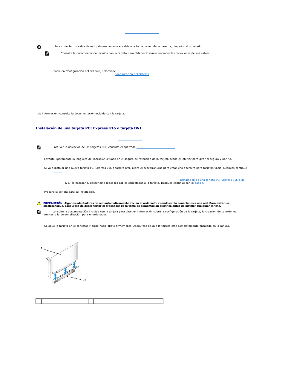 Tarjetas pci express y dvi | Dell OptiPlex 740 User Manual | Page 158 / 236