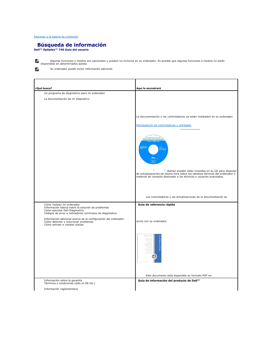 Búsqueda de información | Dell OptiPlex 740 User Manual | Page 83 / 236