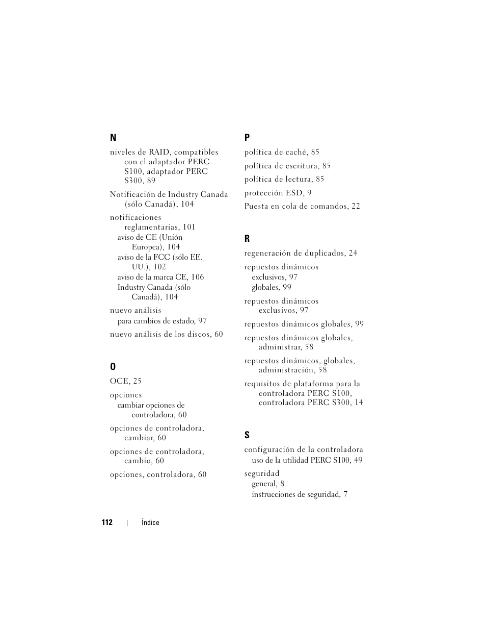 Dell PowerEdge RAID Controller S100 User Manual | Page 112 / 124