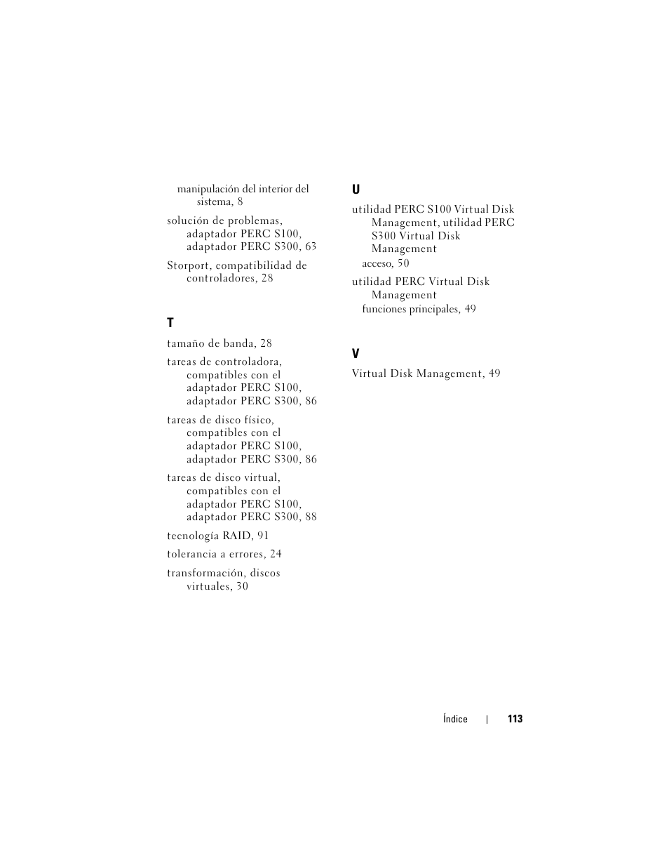 Dell PowerEdge RAID Controller S100 User Manual | Page 113 / 124