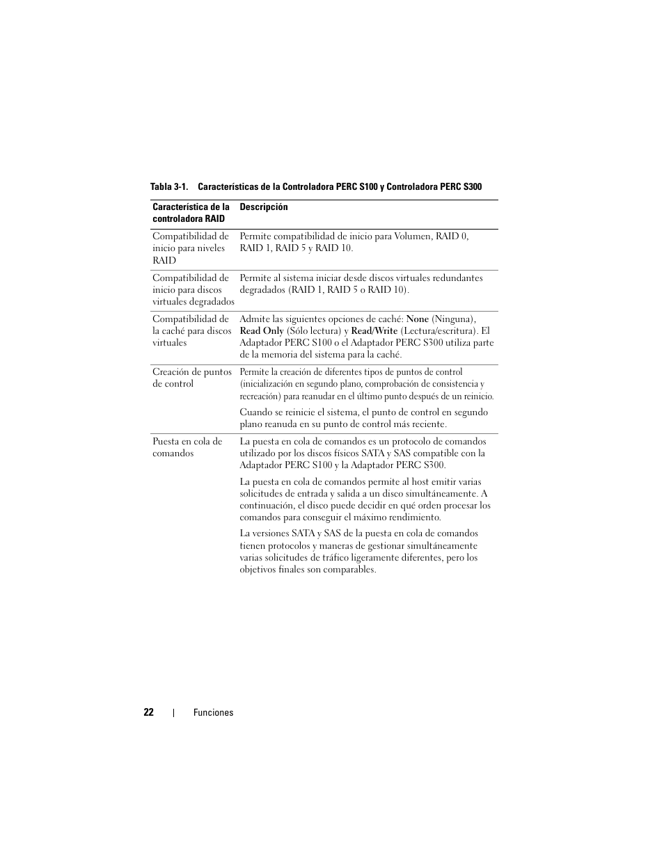 Dell PowerEdge RAID Controller S100 User Manual | Page 22 / 124