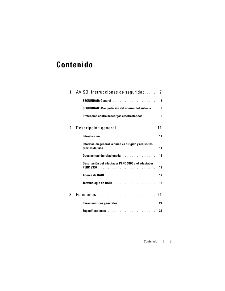 Dell PowerEdge RAID Controller S100 User Manual | Page 3 / 124