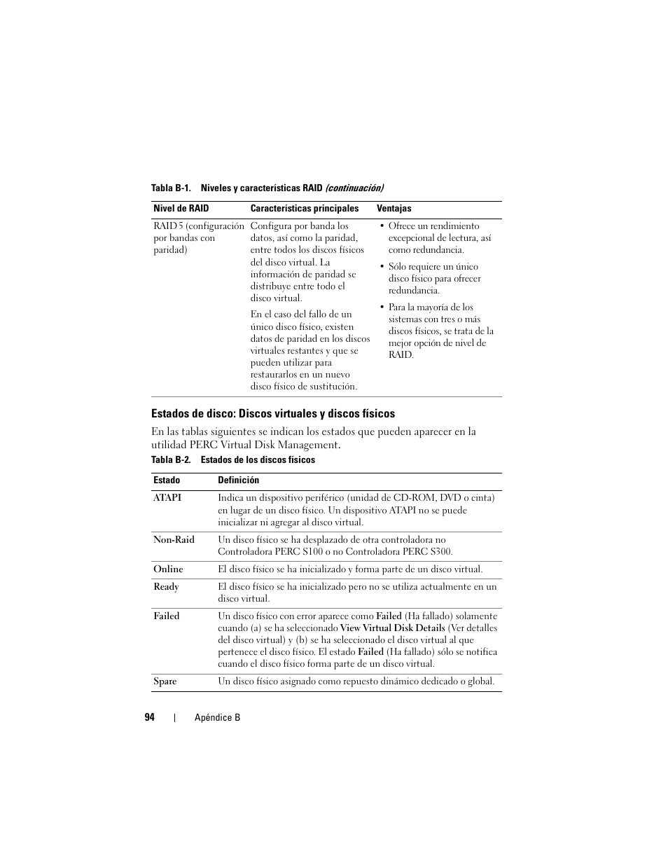 Dell PowerEdge RAID Controller S100 User Manual | Page 94 / 124