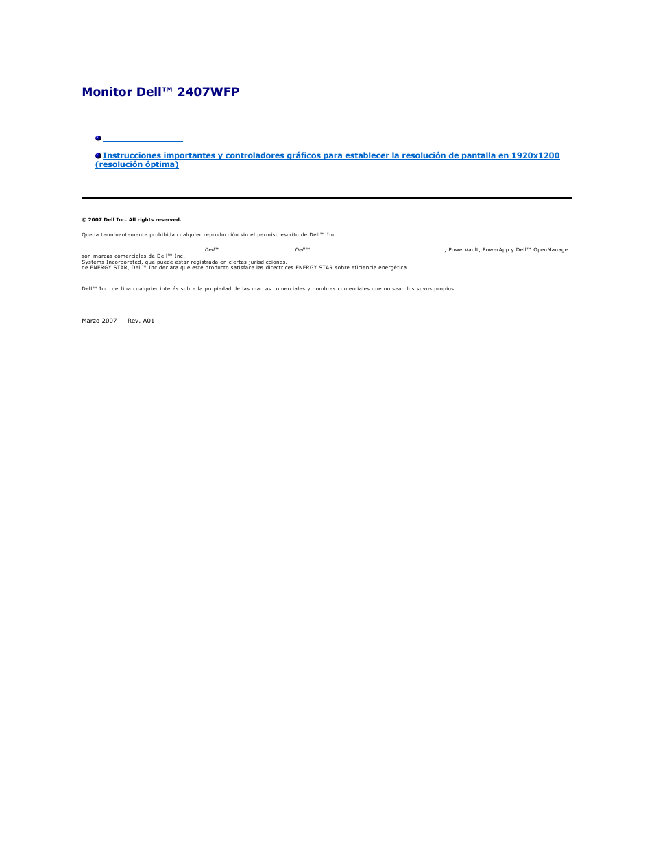 Monitor dell™ 2407wfp -hc flat panel | Dell 2407WFP-HC Monitor User Manual | Page 28 / 49