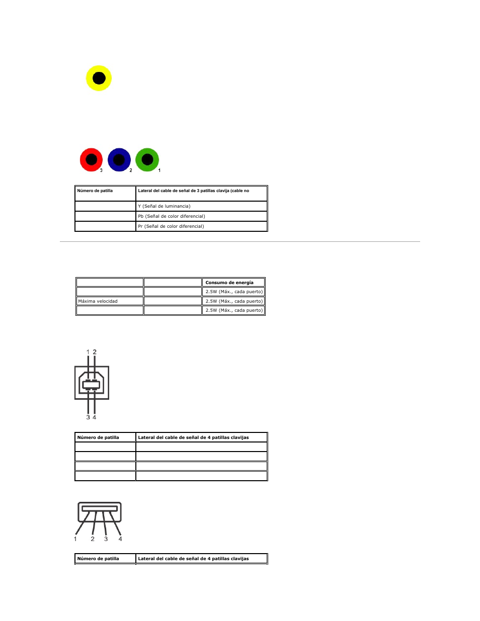 Interfaz de bus serie universal (usb) | Dell 2407WFP-HC Monitor User Manual | Page 9 / 49