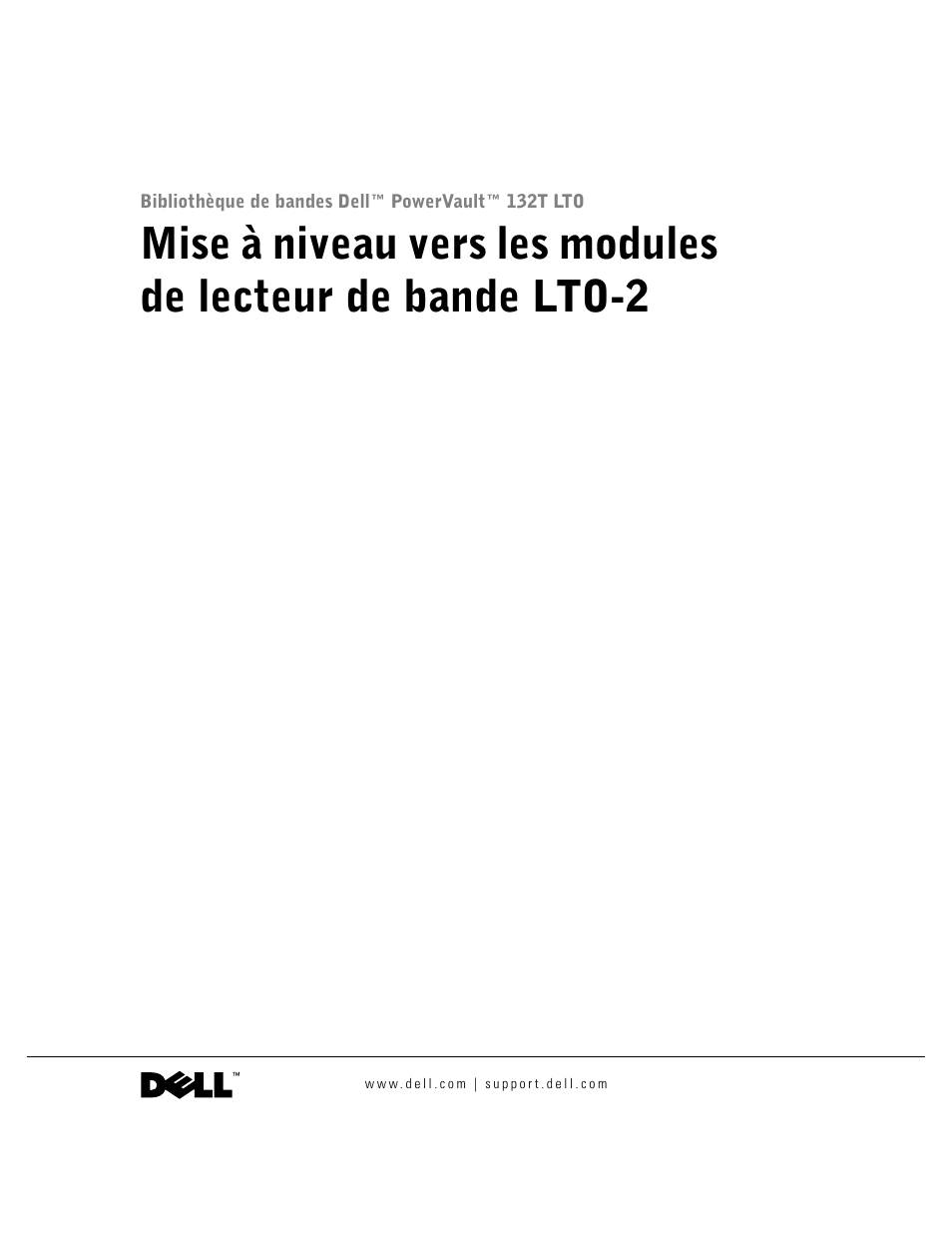 Dell PowerVault 132T LTO/SDLT (Tape Library) User Manual | Page 13 / 42