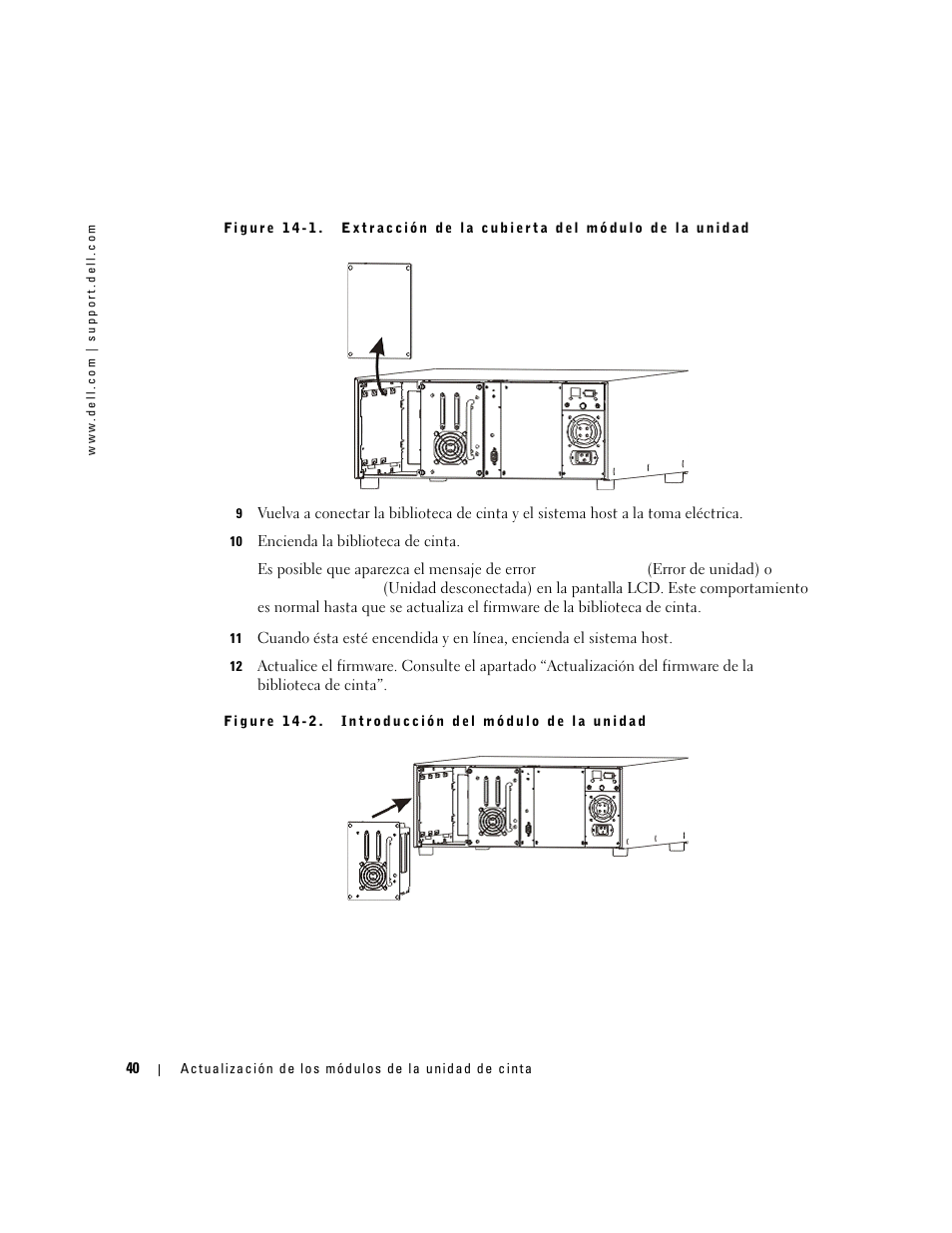 Dell PowerVault 132T LTO/SDLT (Tape Library) User Manual | Page 40 / 42
