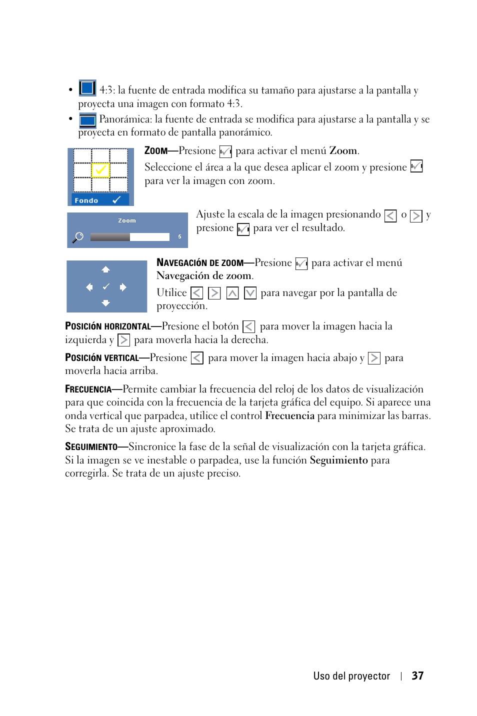 Dell 4210X Projector User Manual | Page 37 / 82