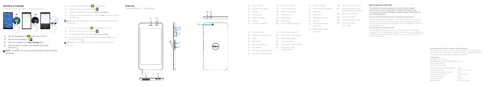 Dell Venue 7 (3741, Late 2014) User Manual | Page 2 / 2