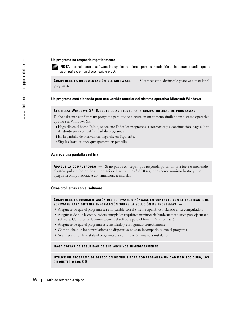 Dell Latitude D810 User Manual | Page 98 / 104