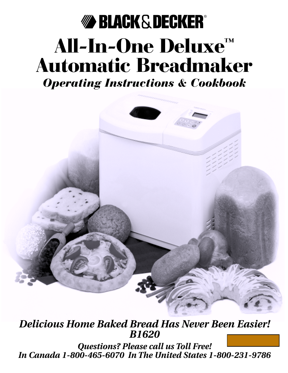 Black & Decker B1620 User Manual | 34 pages
