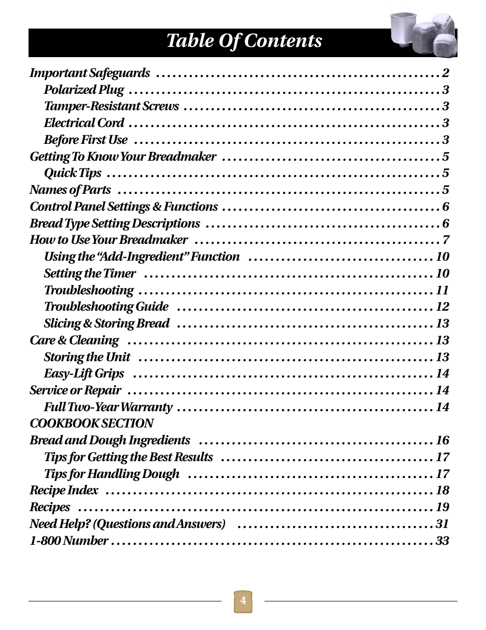 Black & Decker B1620 User Manual | Page 4 / 34