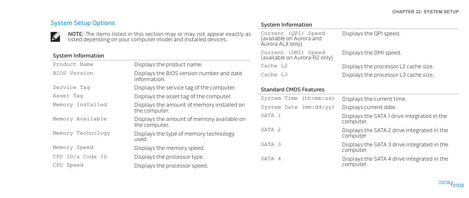 Dell Alienware Aurora R2 (Early 2010) User Manual | Page 108 / 117