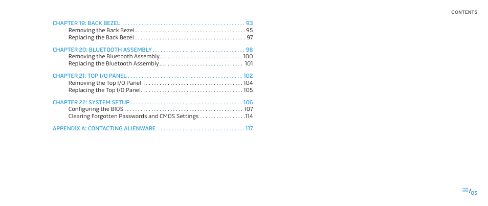 Dell Alienware Aurora R2 (Early 2010) User Manual | Page 5 / 117