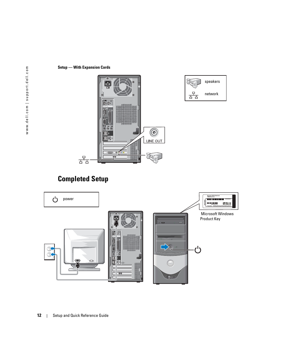 Completed setup | Dell OptiPlex 160L User Manual | Page 14 / 82