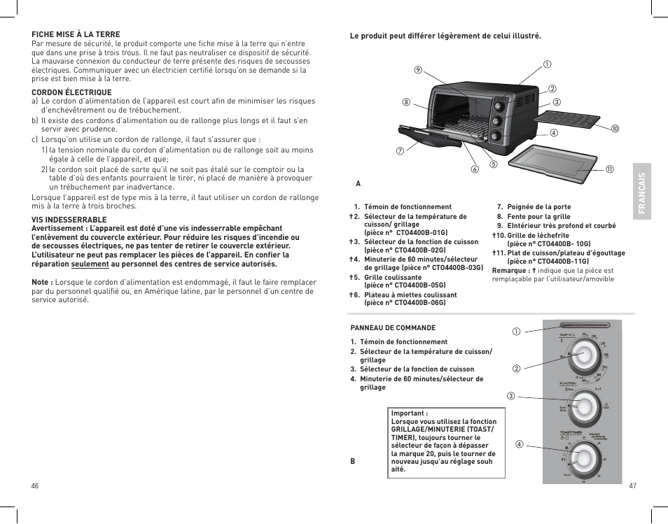 Black & Decker CTO4400B User Manual | Page 24 / 35