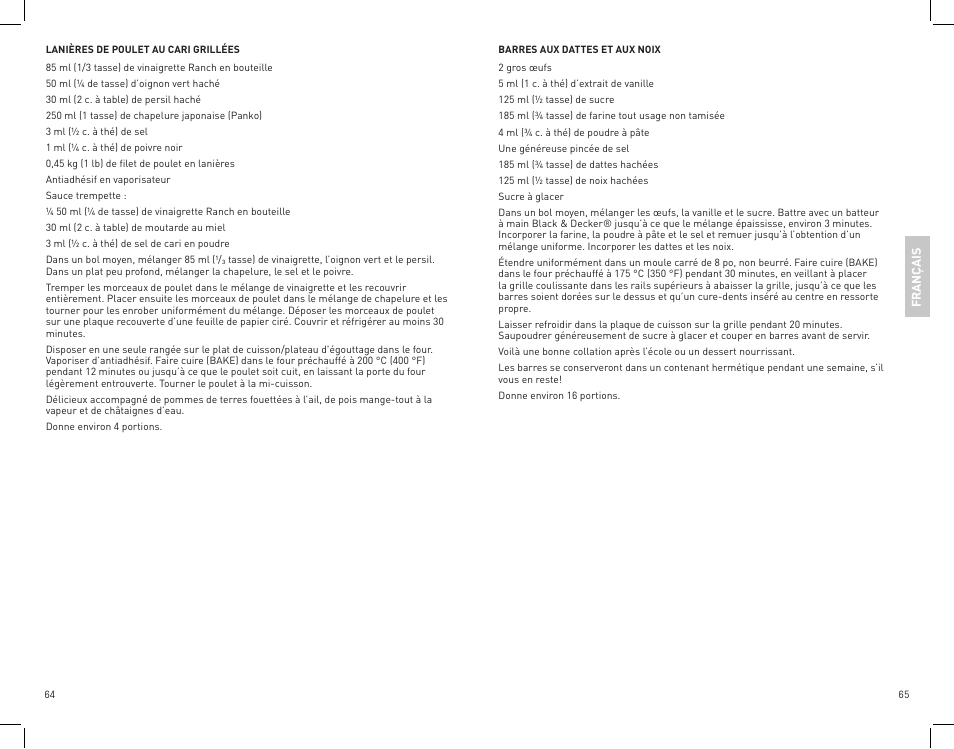 Black & Decker CTO4400B User Manual | Page 33 / 35