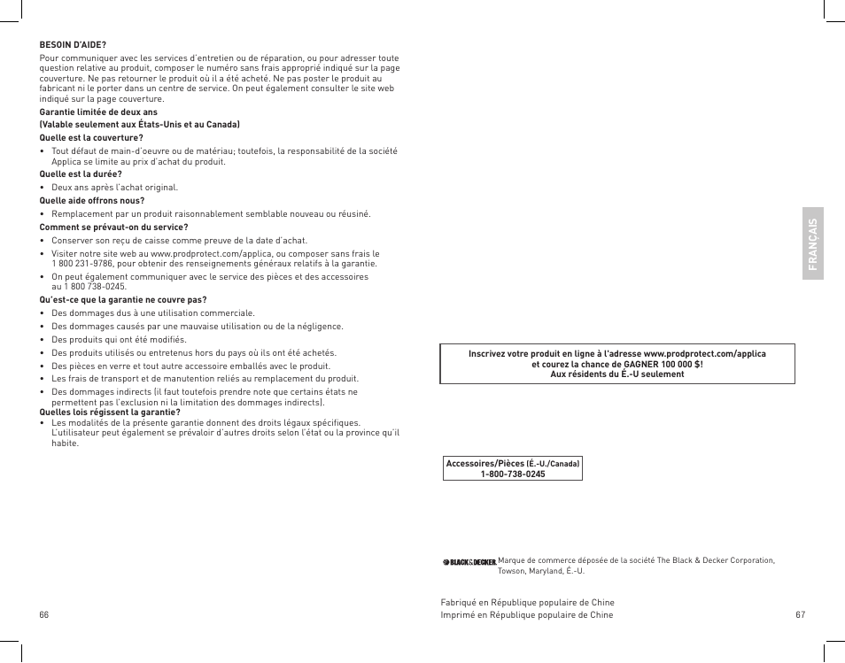 Black & Decker CTO4400B User Manual | Page 34 / 35