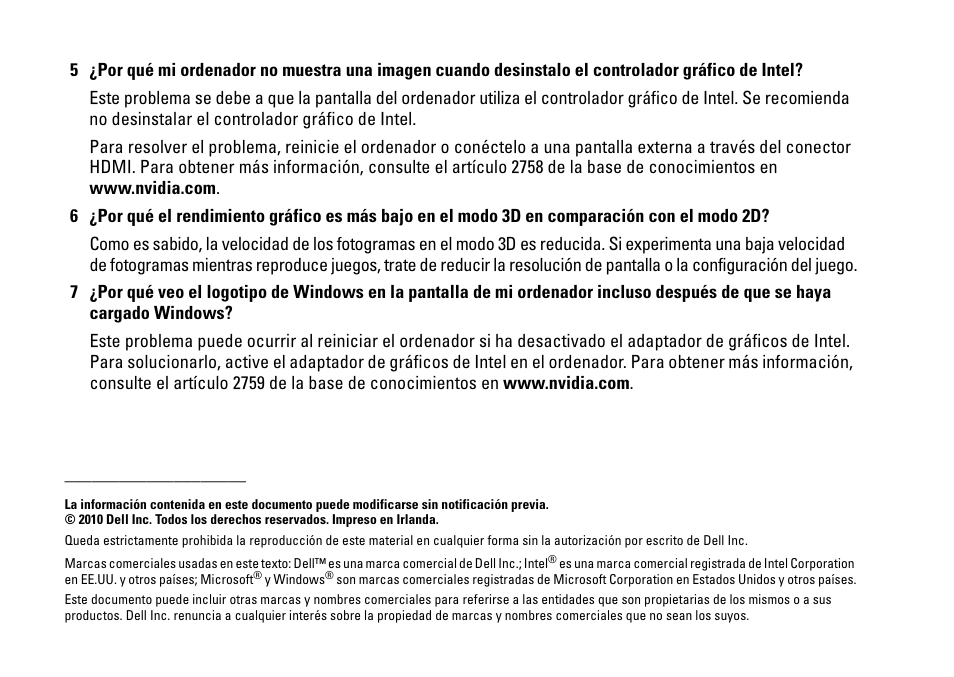 Dell XPS 15 (L502X, Early 2011) User Manual | Page 10 / 10