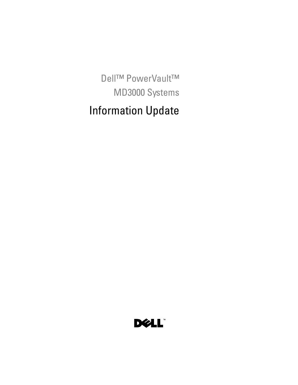 Dell PowerVault MD3000 User Manual | 90 pages