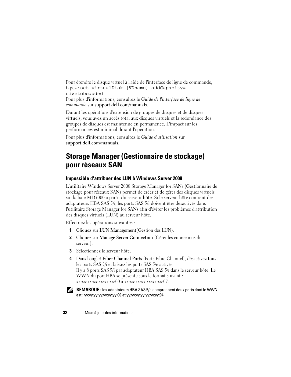 Dell PowerVault MD3000 User Manual | Page 32 / 90