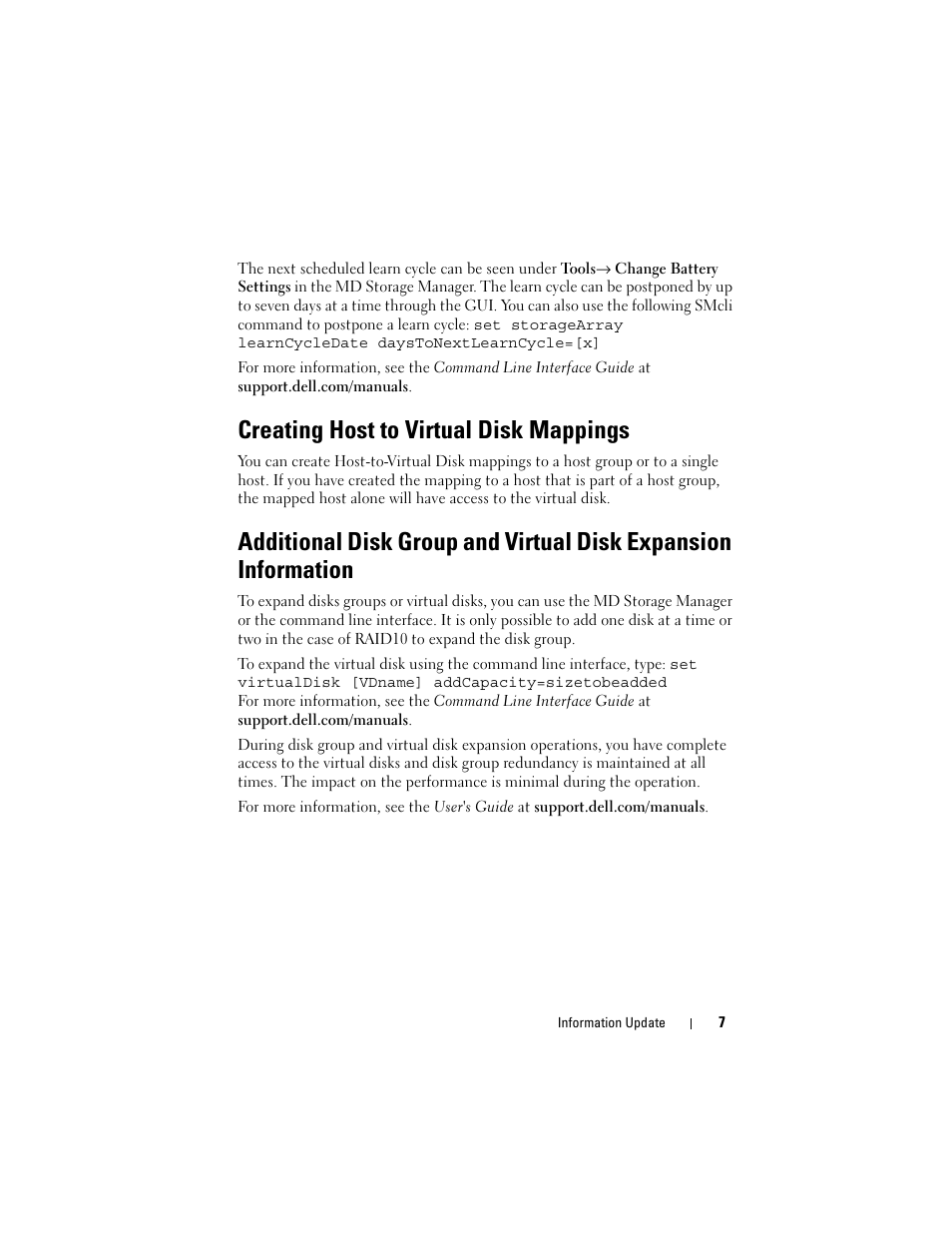 Creating host to virtual disk mappings | Dell PowerVault MD3000 User Manual | Page 7 / 90