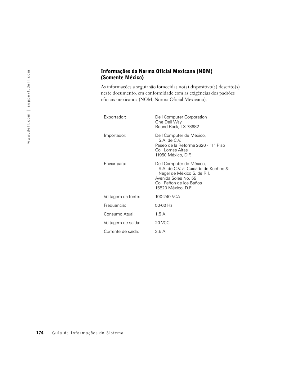 Dell C/Dock II Expansion Station User Manual | Page 176 / 250