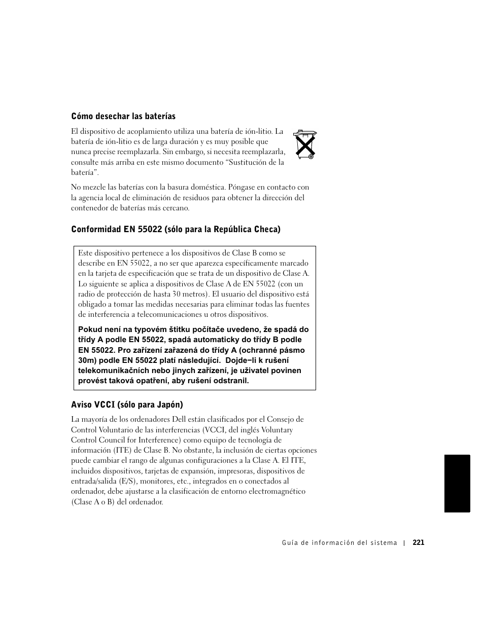 Dell C/Dock II Expansion Station User Manual | Page 223 / 250